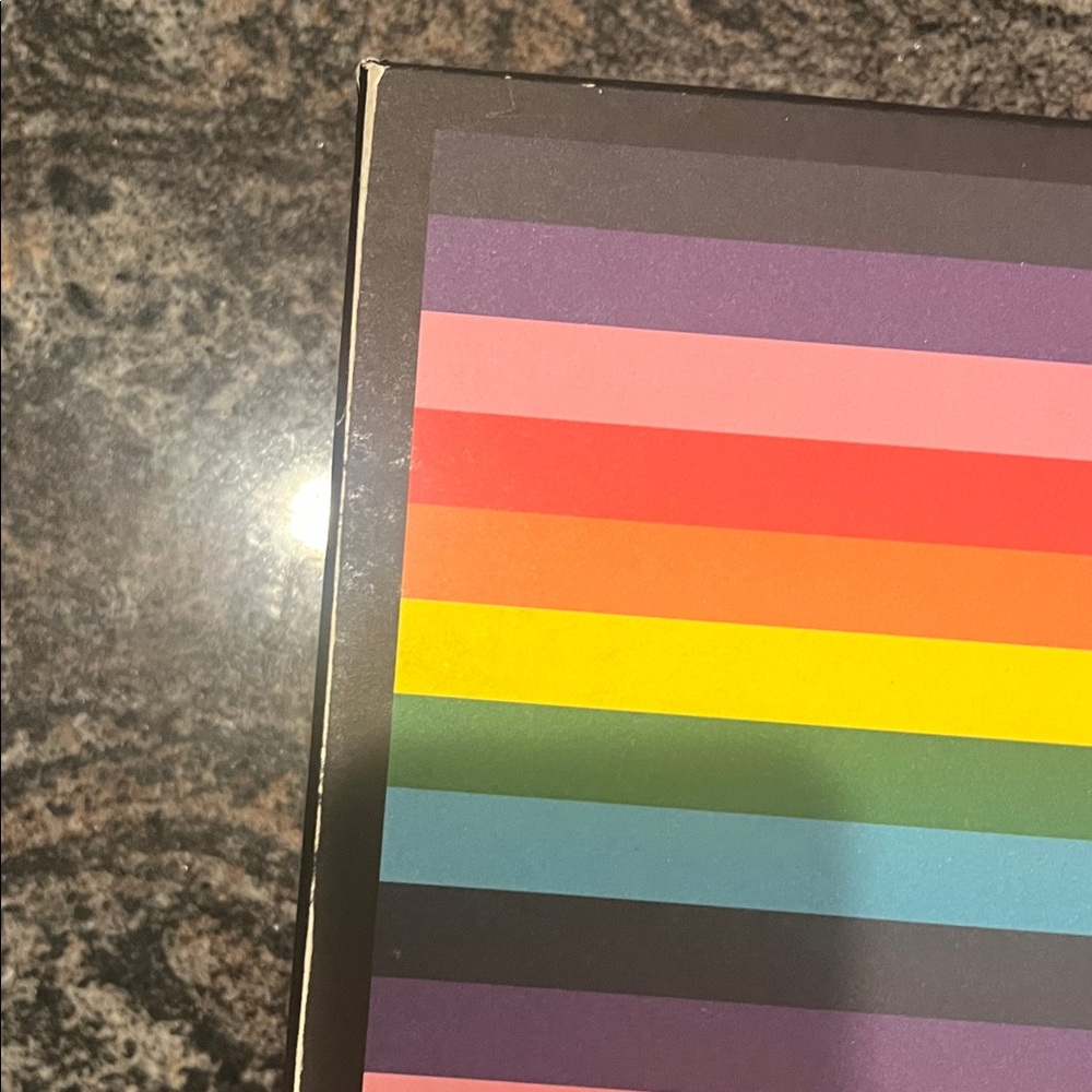 Gucci Multicolor Striped Shoe Box Rainbow Men’s Shoe Box LIMITED EDITION - Picture 9 of 12